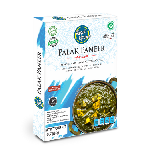 REGAL KITCHEN READY MEAL PALAK PANEER 285G X 10