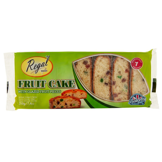 REGAL FRUIT CAKE SLICE 210G