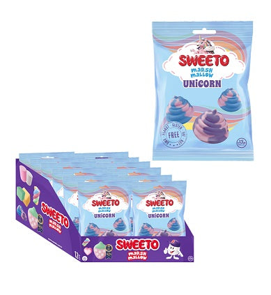 SWEETO MARSHMALLOW UNICORN 12X128G (HALAL)