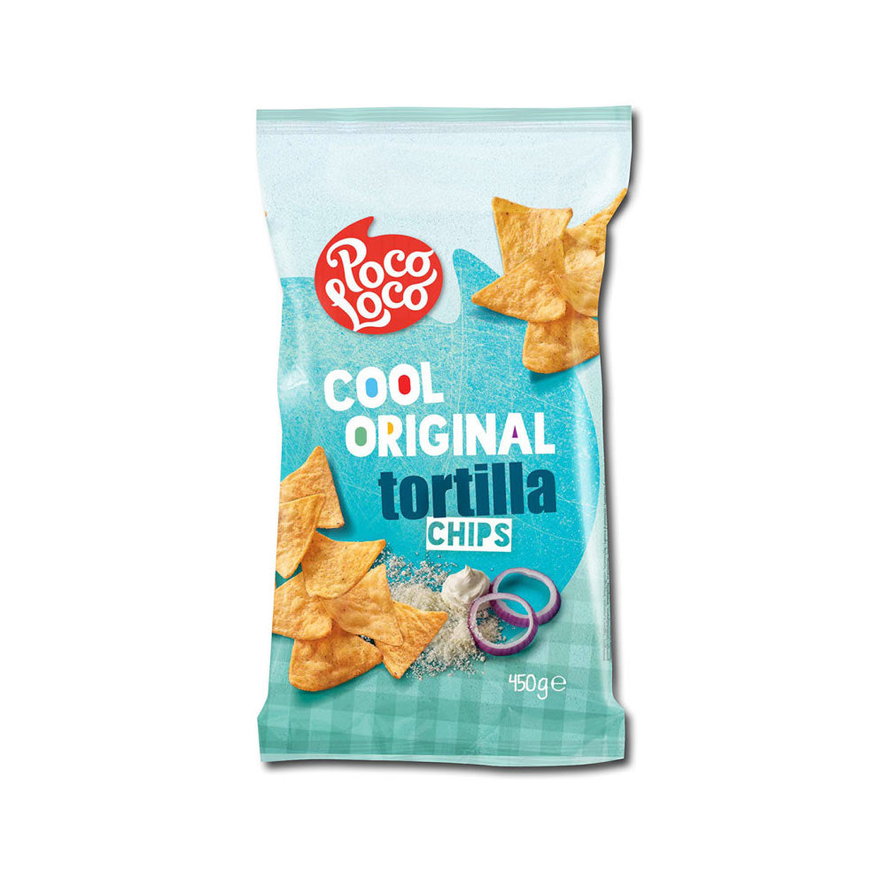 CT TORTILLA CHIPS LARGE SOUR CREAM 12X450G