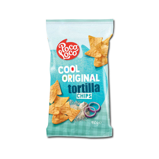 CT TORTILLA CHIPS LARGE SOUR CREAM 12X450G