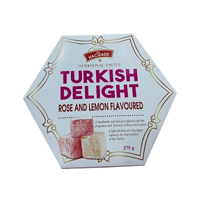 ROCHEFLEUR TURKISH DELIGHT ROSE & LEMON 8X150G