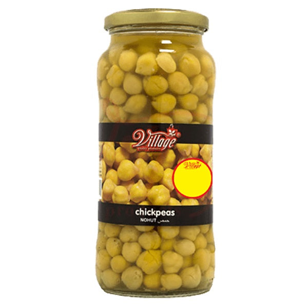 VILLAGE CHICKPEAS JARS 12X540G