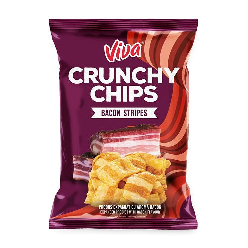 VIVA CRUNCHY CHIPS BACON 80G