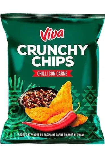 VIVA CRUNCHY CHIPS CHILLI CON CARNE 100G