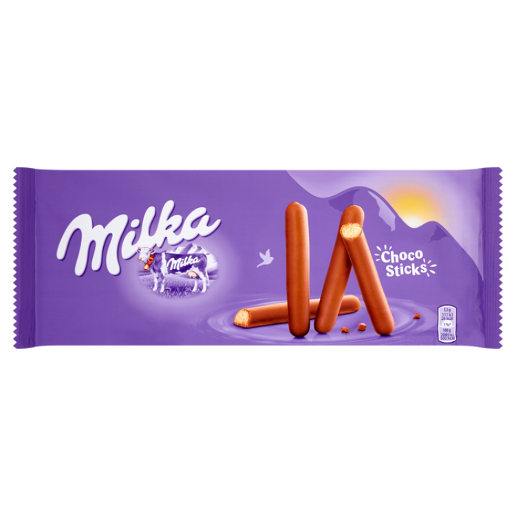MILKA CHOCOLATE STICKS 112G