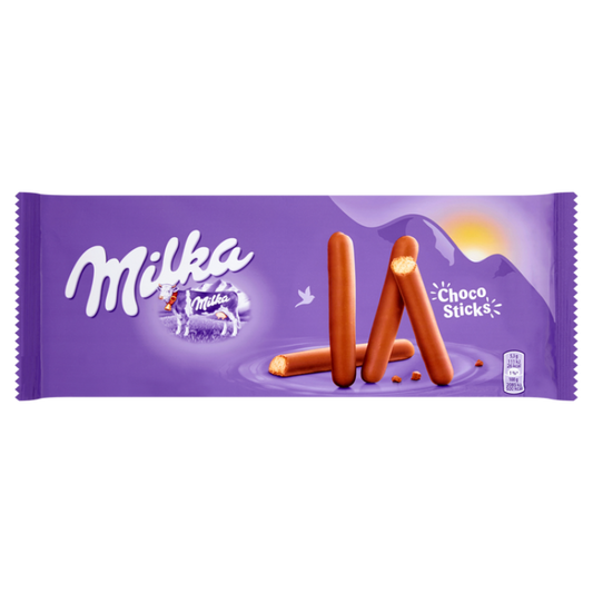 MILKA CHOCOLATE STICKS 112G