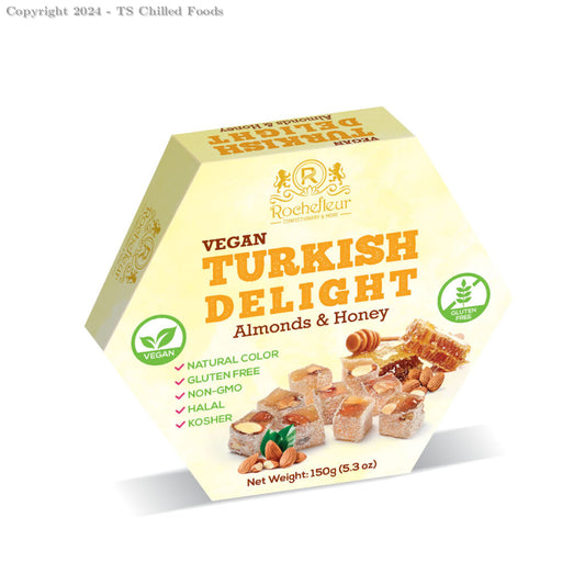 ROCHEFLEUR TURKISH DELIGHT ALMOND & HONEY 8X150G