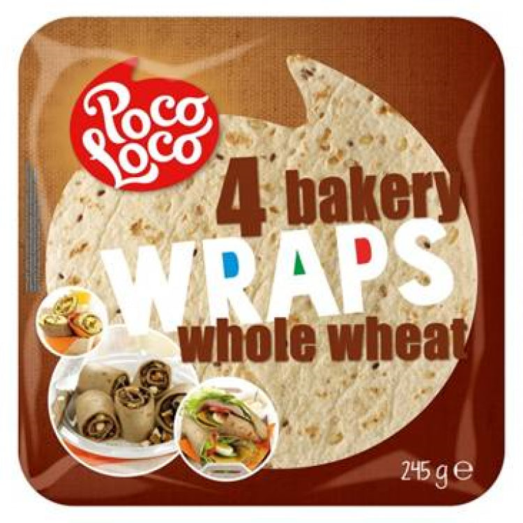 BAKERY WRAPS WHOLE WHEAT