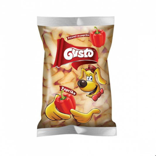 CT GUSTO PAPRICA CORN PUFF 9X80G