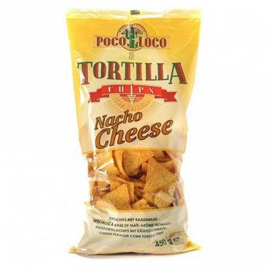 CT TORTILLA CHIPS LARGE CHEESE 12X450G