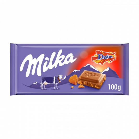 MILKA DAIM  CHOCOLATE 22X100G
