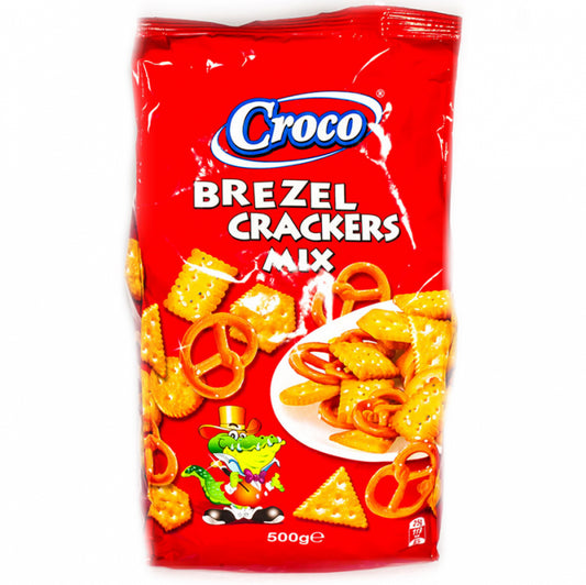 CROCO BREZEL & CRACKERS MIX 250G