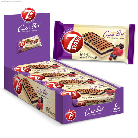 7 DAYS CAKE BAR FOREST FRUIT 16X32G