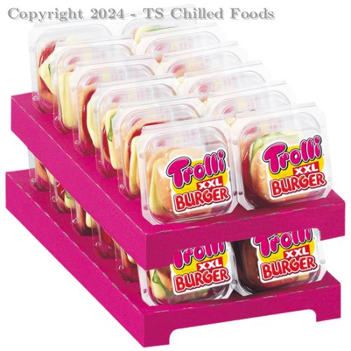 TROLLI BIG BURGER DISPLAY BOX 2x(12x50g)