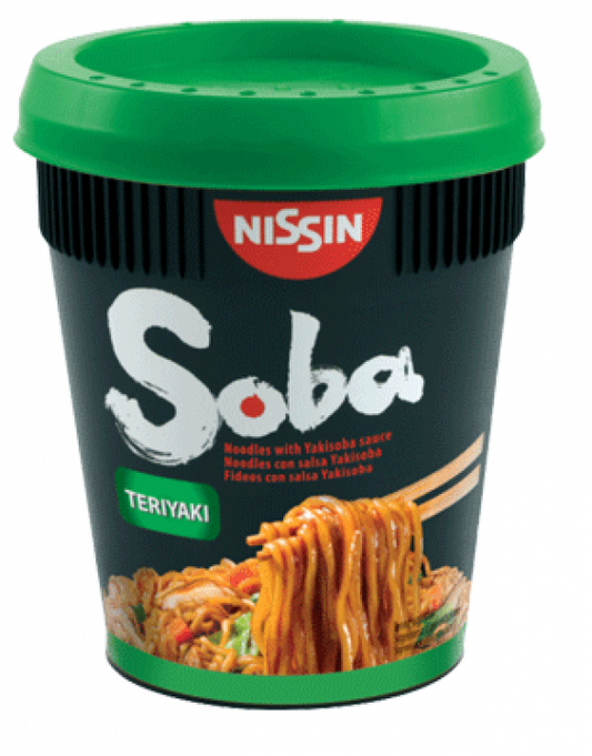 NISSIN SOBA NOODLES TERIYAKI X8