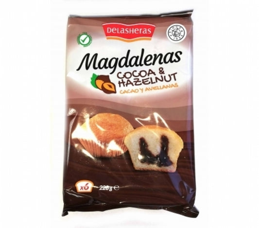 MAGDALENAS COCOA & HAZELNUT 220G