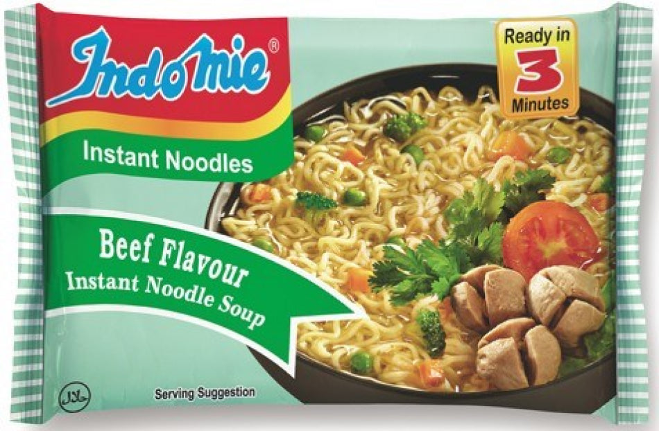 INDOMIE BEEF NOODLES 8x(5x70g)