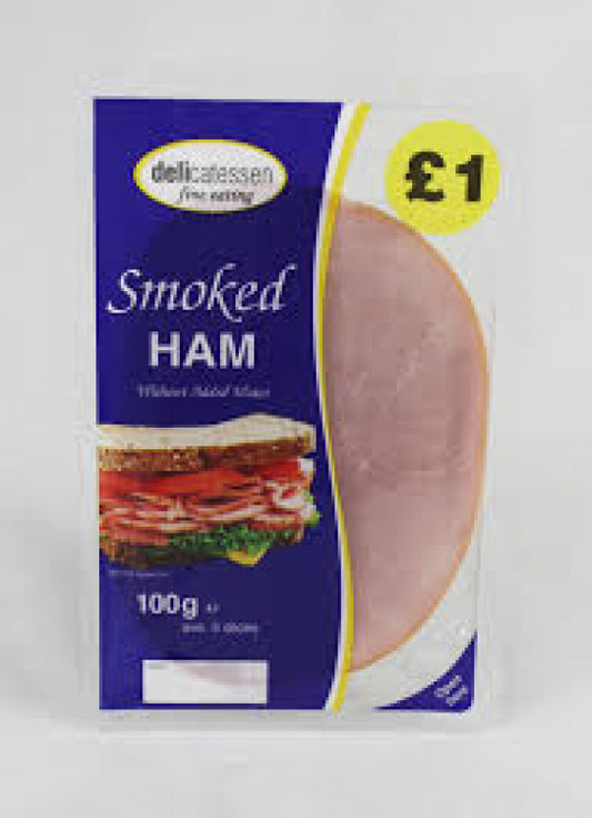BM DELICATESSEN SMOKED HAM PM ?1.00(NO RETURN)