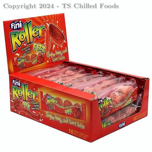 FINI ROLLER MULTIPACK STRAWBERRY 16X80G