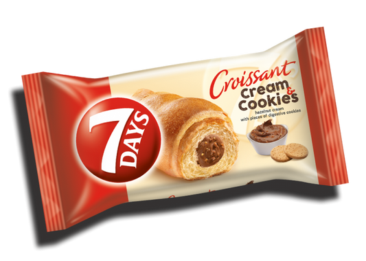 7 DAYS CROISSANT COOKIES & CREAM (RED) 20X80G