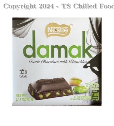 NESTLE DAMAK MILK CHOC WITH PISTACHIO 6x60g