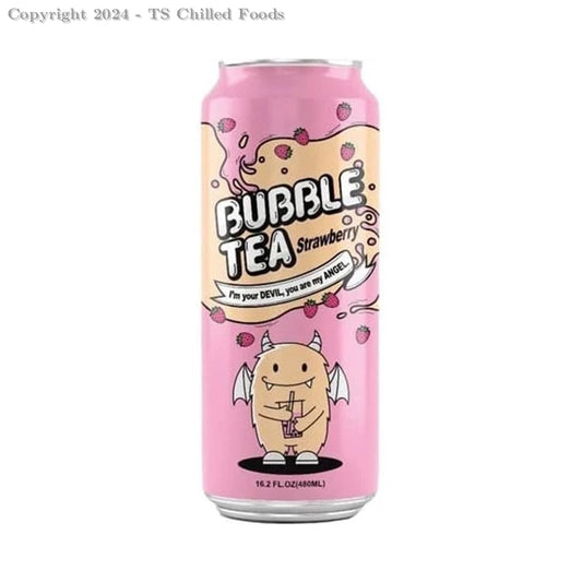 JUST DRINK BUBBLE TEA STRAWBERRY 12X315ML