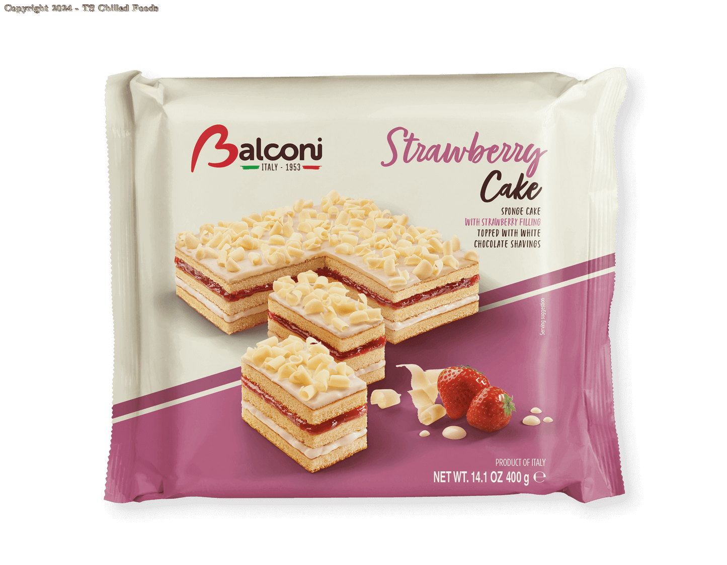 BALCONI STRAWBERRY CAKE