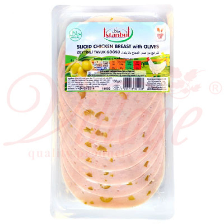 BM ISTANBUL SLICED CHICKEN BREAST WITH OLIVES 130G PM 2.99 (10)