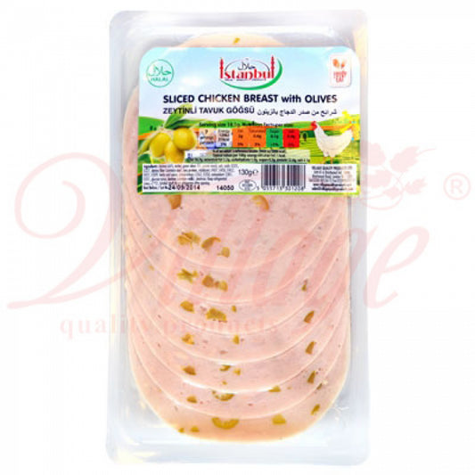 BM ISTANBUL SLICED CHICKEN BREAST WITH OLIVES 130G PM 2.99 (10)