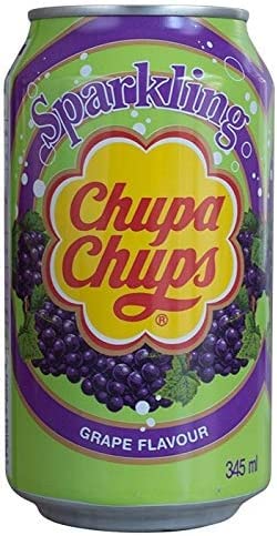 CHUPA CHUPS DRINK GRAPE 24X345ML