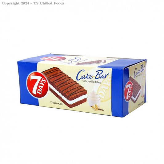 7 DAYS CAKE BAR VANILLA16X32G