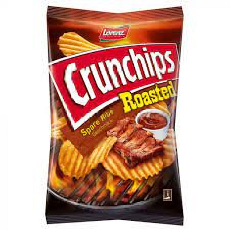 LORENZ CRISPS ROASTED RIBS  10X120G
