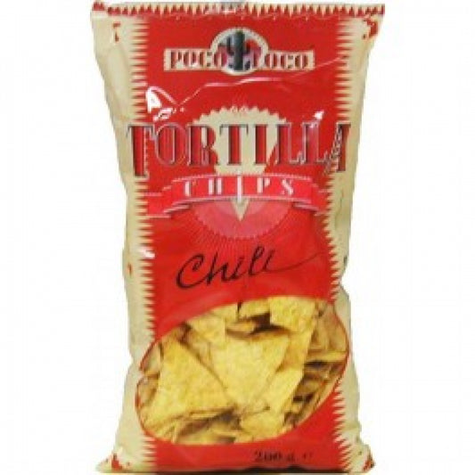 CT TORTILLA CHIPS LARGE CHILLI 12X450G