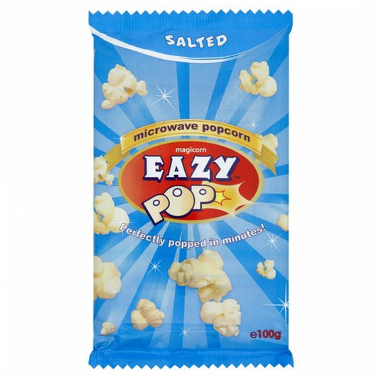 EAZY POPCORN MICROWAVE SALT 16X85G (BLUE)