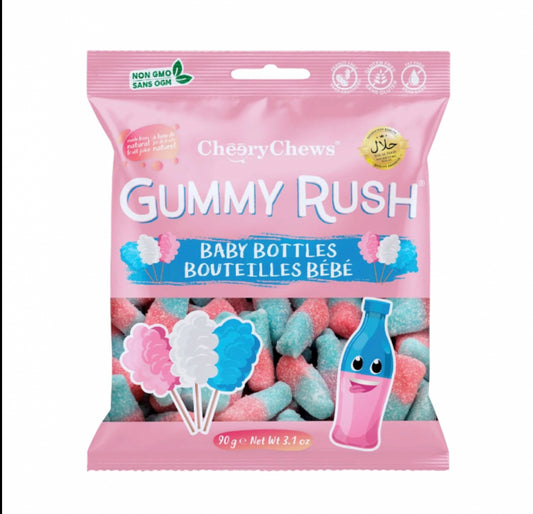 GUMMY RUSH BABY BOTTLES 12X90G (HALAL)