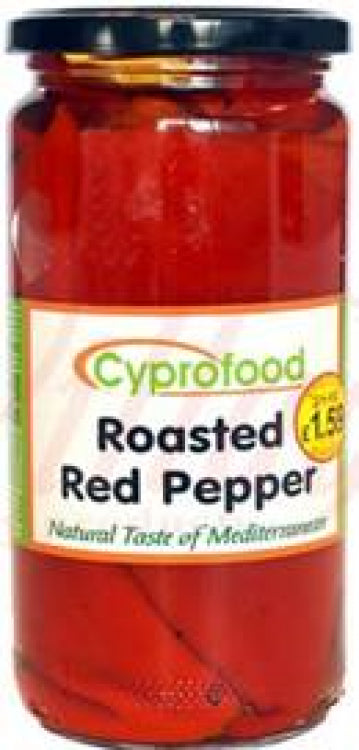 CYPROFOOD ROASTED RED PEPPER JAR 6X500CC