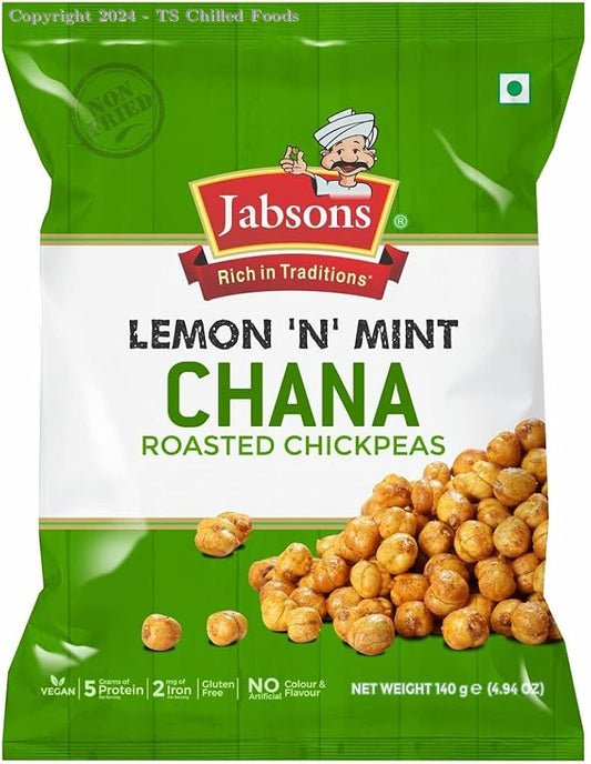 JABSONS CHICKPEAS LEMON & MINT 140G