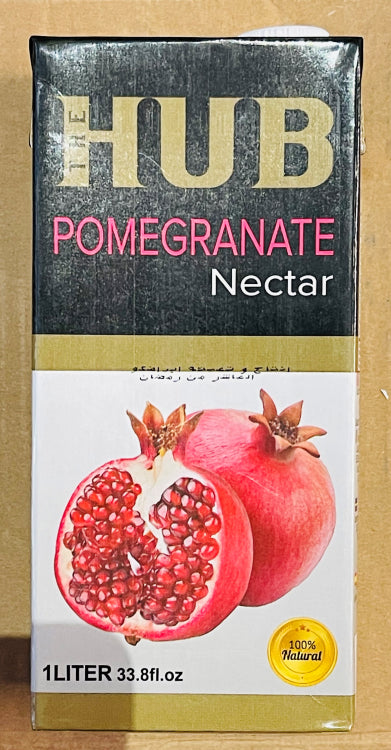 THE HUB POMEGRANATE NECTAR 12X1L