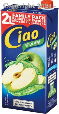 CIAO DRINK GREEN APPLE 6X2L