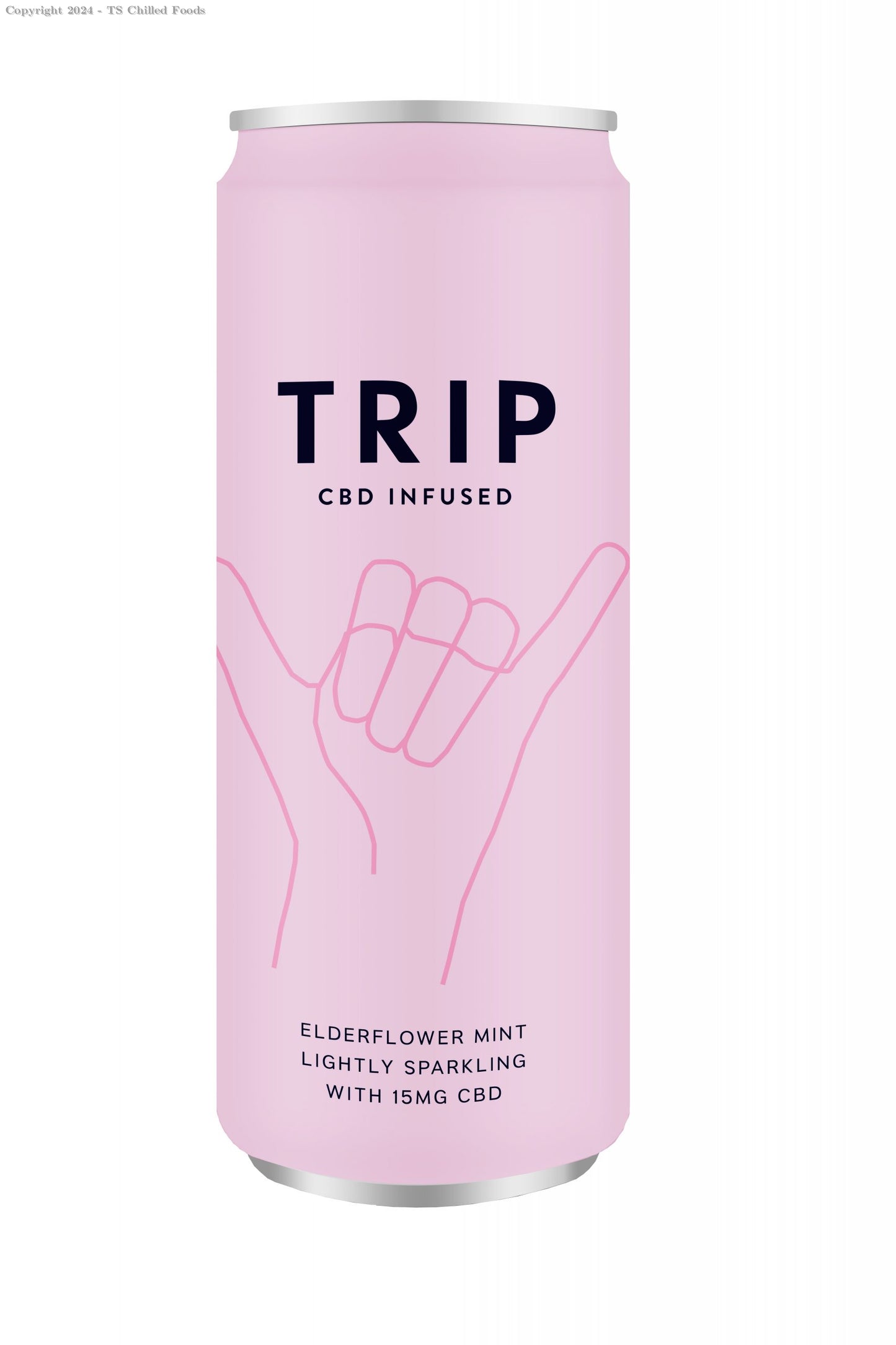TRIP INFUSED ELDERFLOWER MINT 12X250ML