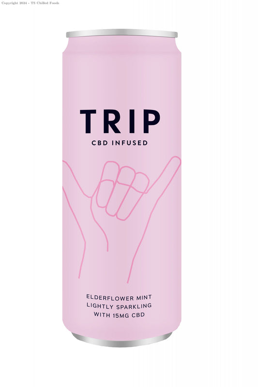 TRIP INFUSED ELDERFLOWER MINT 12X250ML