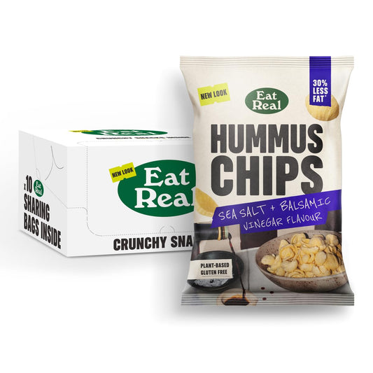 EAT REAL HUMMUS SEA SALT & BALSAMIC VINEGAR 10X95G