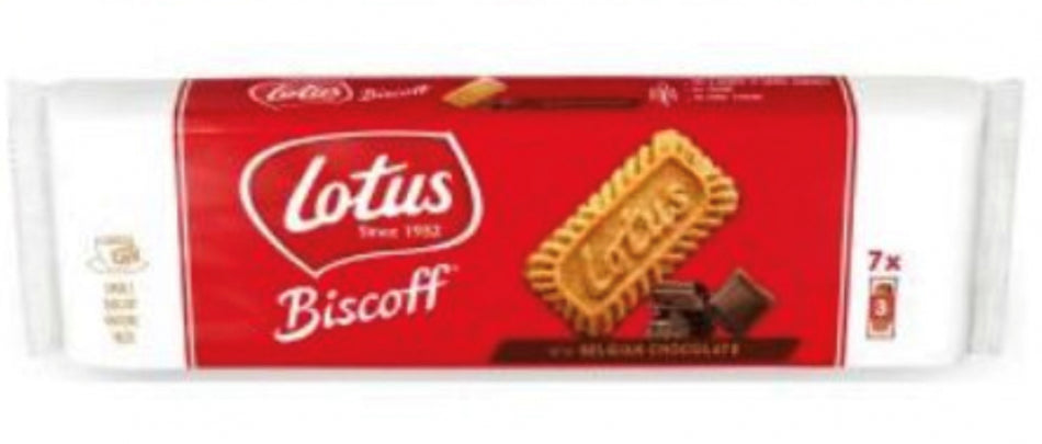 LOTUS BISCOFF BISCUIT WITH BELGIUM CHOC 12X154G