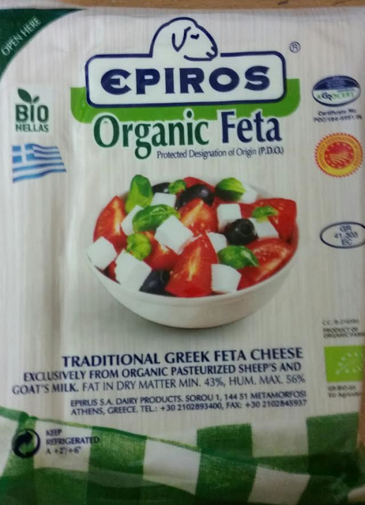 AA FETA ORGANIC EPIROS 150G PM 2.99