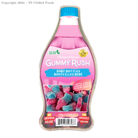 GUMMY RUSH BABY BOTTLE GUMMY 160G (BOTTLE TUB) HALAL