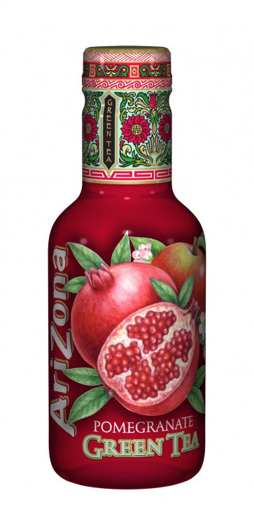 ARIZONA POMEGRANATE GREEN TEA 6x500ML