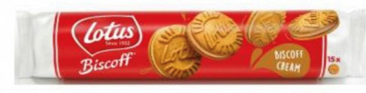 LOTUS BISCOFF SANDWICH BISCUITS CREAM 9X150G