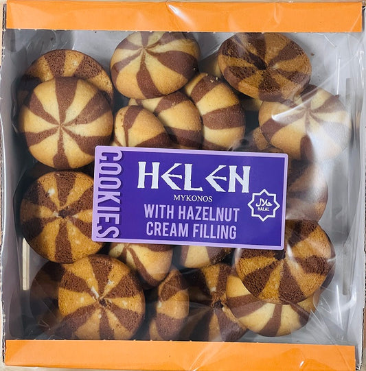 HELEN MYKONOS COOKES W/ HAZELNUT CREAM 400G