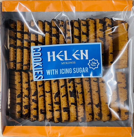 HELEN MYKONOS COOKES W/ ICING SUGAR 400G